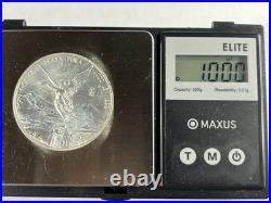 2002 Mexico 1 oz 0.999 Silver Libertad (Mild Milk Spotting)