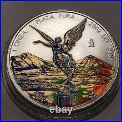 2002 Mo Mexico Libertad Onza 1 oz. 999 ASW BU Hologram SKU-Q4791