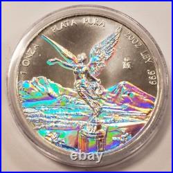 2002 Mo Mexico Libertad Onza 1 oz. 999 ASW BU Hologram SKU-Q4791