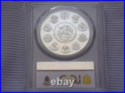2003 MO PCGS MS69 MEXICO 1 ONZA SILVER LIBERTAD Pop 46 Highest Grade