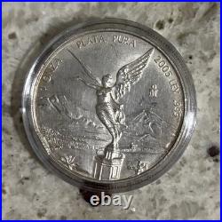 2005 Mexican Libertad Silver Coin 1 oz Mintage 698,281 (RARE)