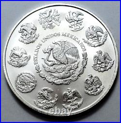 2005 Mo 1 Oz Onza Mexico Libertad Ley 999 Silver Plata Pura Mexican Coin Limited