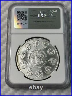 2005 Mo 1 Oz Silver Mexico Libertad Large Onza NGC MS69