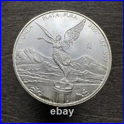 2007 Mexico Libertad 1oz Una Onza. 999 Fine Silver BU Mint