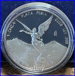 2008 Mexico Onza Libertad 0.999 Silver Proof coin KM# 639