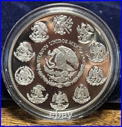 2008 Mexico Onza Libertad 0.999 Silver Proof coin KM# 639