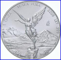2008 Mo Mexico 1 Onza Silver Libertad