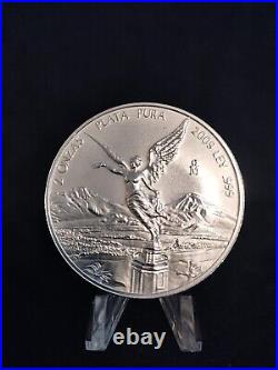 2009 Mexico 2 Oz Dos Onza Libertad. 999 Silver