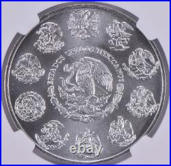 2009 Mo Mexico 1 Onza Silver Libertad MS69 NGC Mexico Label