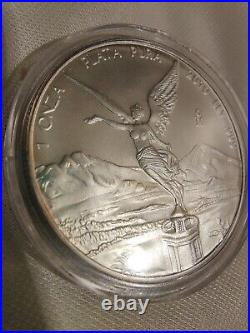 2010 Mexican Silver Libertad 1 Oz Mintage of only 1,00,000 world wide-key Date
