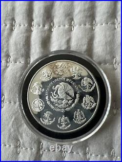 2010 Mexico Libertad 1 Oz Ounce Proof Silver In Capsule
