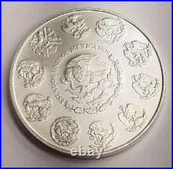 2010 Mexico Silver 1 Onza. 999 Silver 1 oz Coin Mexican Libertad