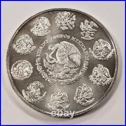 2010 Mo Mexico Libertad Onza 1 oz. 999 Silver BU Tougher Date SKU-Q3322. A
