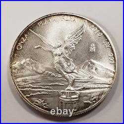 2010 Mo Mexico Libertad Onza 1 oz. 999 Silver BU Tougher Date SKU-Q3322.b