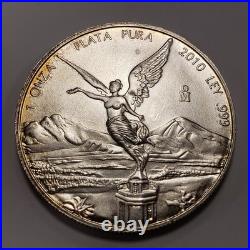2010 Mo Mexico Libertad Onza 1 oz. 999 Silver BU Tougher Date SKU-Q3322.b