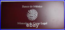 2010 Mo Mexico Libertads 1oz, 1/2oz, 1/4oz, 1/10oz, 1/20oz. 999 Fine Silver Set