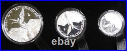 2010 Mo Mexico Libertads 1oz, 1/2oz, 1/4oz, 1/10oz, 1/20oz. 999 Fine Silver Set