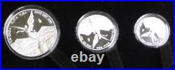 2010 Mo Mexico Libertads 1oz, 1/2oz, 1/4oz, 1/10oz, 1/20oz. 999 Fine Silver Set