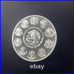 2011 1oz Uncirculated Proof Mexican Libertad Gorgeous Bright Cameo In Capsule