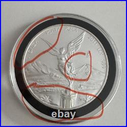 2011 Mexico Libertad 1 oz 0.999 Pure Silver BU Coin in Capsule Ounce Light Marks