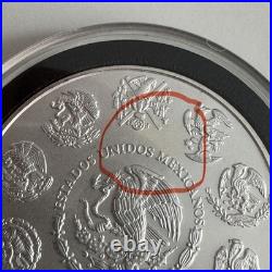 2011 Mexico Libertad 1 oz 0.999 Pure Silver BU Coin in Capsule Ounce Light Marks