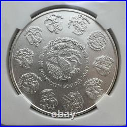 2011 Mexico One Ounce Libertad. 999 Fine Silver NGC MS68 #2943174-013