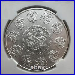 2011 Mexico One Ounce Libertad. 999 Fine Silver NGC MS68 #2943174-016