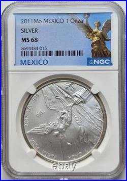 2011-Mo Mexico Libertad Onza NGC Certified MS68