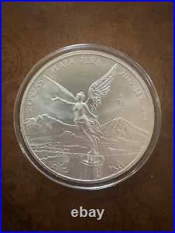 2012 5 oz Silver Libertad Mexico coin