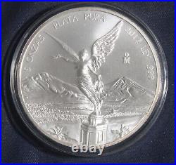 2012 Libertad 5 Oz. 999 Silver Coin In Capsule Lot 200926-w