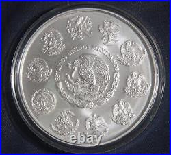 2012 Libertad 5 Oz. 999 Silver Coin In Capsule Lot 200926-w