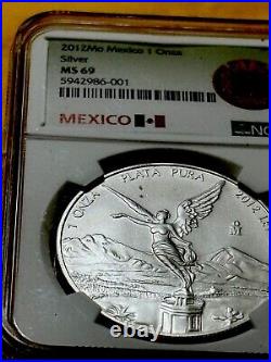 2012 Mexican Libertad NGC MS69