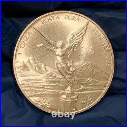 2012 Mexican Silver Libertad 1oz. 999 Plata Pura in a Capsule