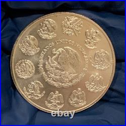 2012 Mexican Silver Libertad 1oz. 999 Plata Pura in a Capsule