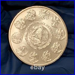 2012 Mexican Silver Libertad 1oz. 999 Plata Pura in a Capsule