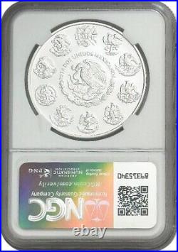 2012 Mexico Libertad 1 Onza Silver Coin NGC MS70