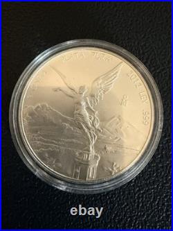 2012 Mexico Libertad 1oz. 999 Fine Silver Coin Semi-Key Date 746,400 Mintage