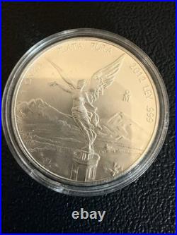 2012 Mexico Libertad 1oz. 999 Fine Silver Coin Semi-Key Date 746,400 Mintage 2012 Mexico Libertad 1oz. 999 Fine Silver Coin Semi-Key Date 746,400 Mintage