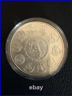2012 Mexico Libertad 1oz. 999 Fine Silver Coin Semi-Key Date 746,400 Mintage