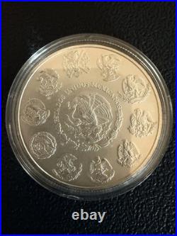 2012 Mexico Libertad 1oz. 999 Fine Silver Coin Semi-Key Date 746,400 Mintage