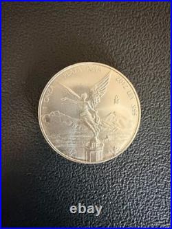 2012 Mexico Libertad 1oz. 999 Fine Silver Coin Semi-Key Date 746,400 Minted