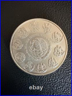 2012 Mexico Libertad 1oz. 999 Fine Silver Coin Semi-Key Date 746,400 Minted