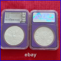 2012 Mo Mexico 1 Onza Silver Libertad Coin KM#608 Mexico (1905-Now) NGC MS69