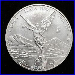 2013 10-1 oz Mexican Libertad 999 Fine Silver Coin