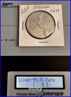 2013 Mexican Libertad 1 Oz. 999 Fine Silver Collectible Coin