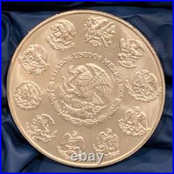2013 Mexico 1oz Silver Libertad. 999 Fine Plata Pura in a Capsule