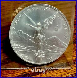 2014 Mexican Libertad 2 ounce oz Coin Rare Beauty limited mintage