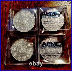 2014 Mexican Silver Libertad 1 ounce x 4 coins, Low Mintage, Low Price 4 Ounces