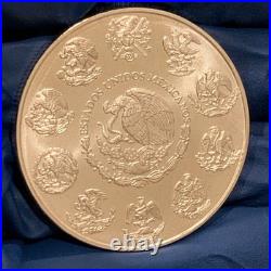 2014 Mexico Silver LIBERTAD 1 oz 999 Silver Coin Plata Pura in a Capsule