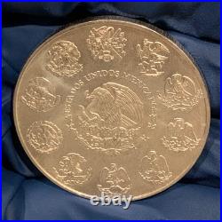 2014 Mexico Silver LIBERTAD 1 oz 999 Silver Coin Plata Pura in a Capsule